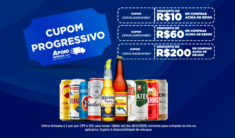 cupom progressivo 16/11